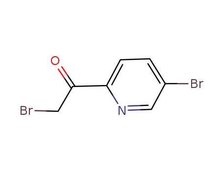 Molecular Structure of 870694-43-2 (2-bromo-1-(5-bromopyridin-2-yl)ethanone)