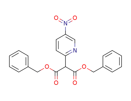 2-(5-nitro-pyridin-2-yl)-malonic acid dibenzyl ester