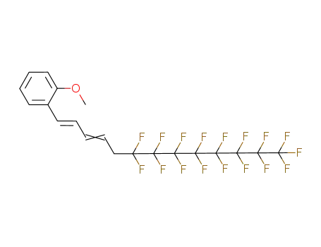 1-(6,6,7,7,8,8,9,9,10,10,11,11,12,12,13,13,13-heptadecafluorotrideca-1,3-dien-1-yl)-2-methoxybenzene