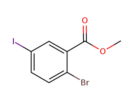 2-Bromo-5-iodobenzoic acid methyl ester