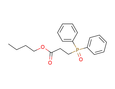 Propanoic acid, 3-(diphenylphosphinyl)-, butyl ester