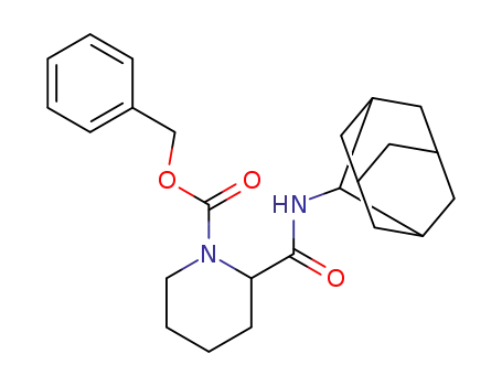 2-(adamantan-2-ylcarbarmoyl)-piperidine-1-carboxylic acid benzyl ester