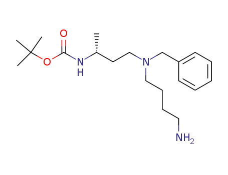 3-[(4-aminobutyl)(phenylmethyl)amino-1(R)-methylpropyl]carbamic acid, 1,1-dimethylethyl ester