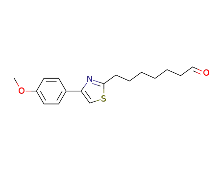 2-Thiazoleheptanal, 4-(4-methoxyphenyl)-