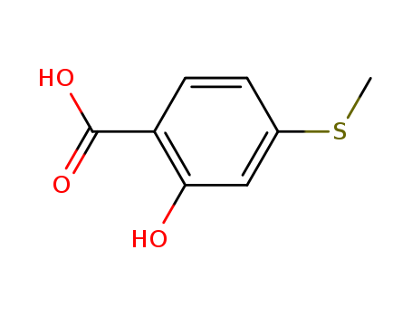 Benzoic acid, 2-hydroxy-4-(methylthio)-