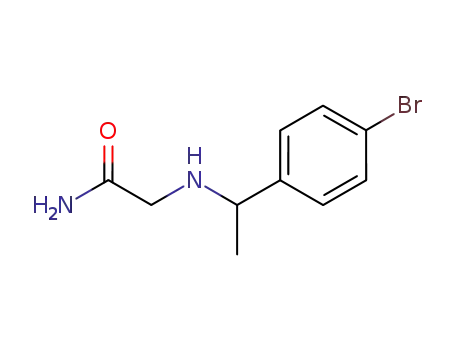 Molecular Structure of 843647-55-2 (Acetamide, 2-[[1-(4-bromophenyl)ethyl]amino]-)