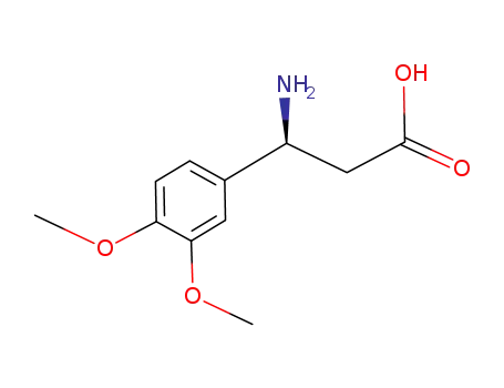 Molecular Structure of 696641-73-3 ((S)-3-Amino-3-(3,4-dimethyl-phenyl)-propionic acid)