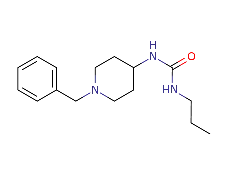 Molecular Structure of 845626-31-5 (Urea, N-[1-(phenylmethyl)-4-piperidinyl]-N'-propyl-)