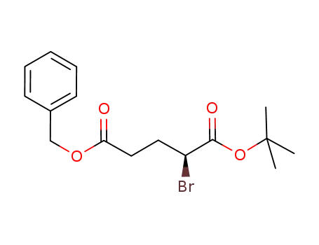 Pentanedioic acid, 2-bromo-, 1-(1,1-dimethylethyl) 5-(phenylmethyl)
ester, (2S)-