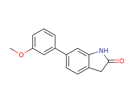 2H-Indol-2-one,1,3-dihydro-6-(3-methoxyphenyl)-