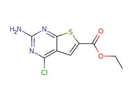 Ethyl 2-amino-4-chlorothieno[2,3-d]pyrimidine-6-carboxylate