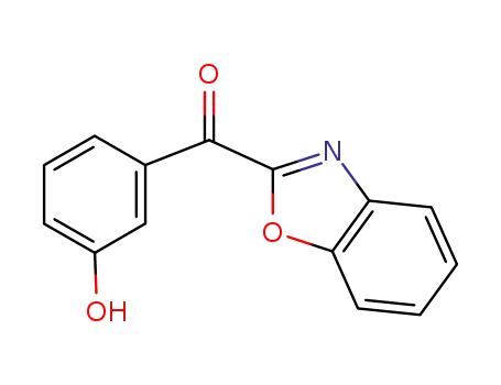 Molecular Structure of 946837-62-3 (benzo[d]oxazol-2-yl-(3-hydroxyphenyl)methanone)