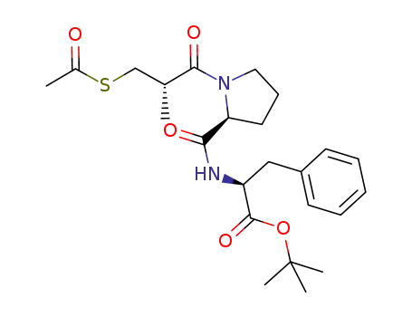 L-Phenylalanine, N-[1-[3-(acetylthio)-2-methyl-1-oxopropyl]-L-prolyl]-,
1,1-dimethylethyl ester, (S)-