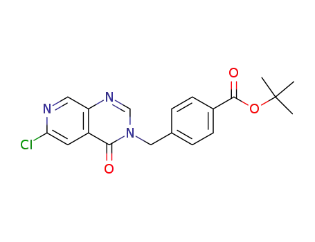 4-(6-chloro-4-oxopyrido[3,4-d]pyrimidin-3-ylmethyl)benzoic acid tert-butyl ester