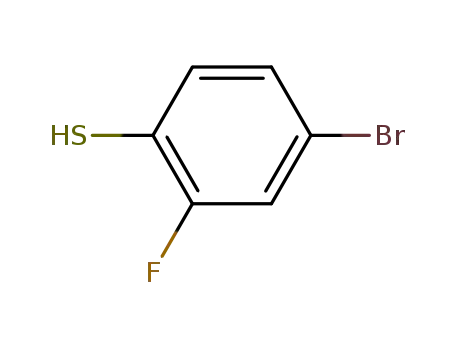 Molecular Structure of 174414-93-8 (4-Bromo-2-fluorothiophenol)