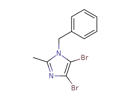 1H-Imidazole, 4,5-dibromo-2-methyl-1-(phenylmethyl)-