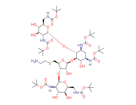 Molecular Structure of 261518-54-1 (C<sub>55</sub>H<sub>99</sub>N<sub>7</sub>O<sub>24</sub>S)
