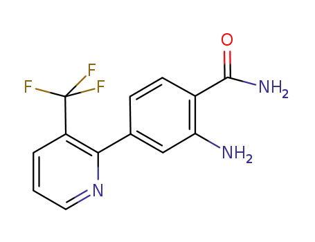 2-amino-4-(3-trifluoromethyl-pyridin-2-yl)-benzamide
