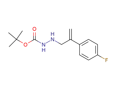 Hydrazinecarboxylic acid, 2-[2-(4-fluorophenyl)-2-propenyl]-,
1,1-dimethylethyl ester