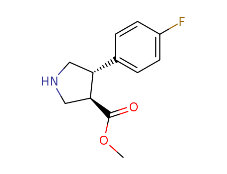 trans-Methyl 4-(4-fluorophenyl)pyrrolidine-3-carboxylate