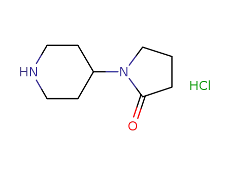 1-(Piperidin-4-yl)pyrrolidin-2-one HCl