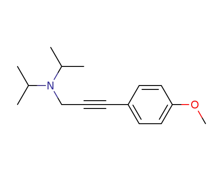 N,N-diisopropyl-3-(4-methoxyphenyl)prop-2-yn-1-amine