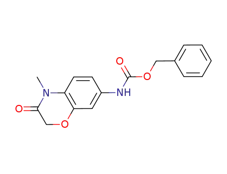 (4-methyl-3-oxo-3,4-dihydro-2H-benzo[1,4]oxazin-7-yl)-carbamic acid benzyl ester