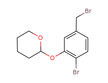 4-bromo-3-(tetrahydropyran-2-yloxy)benzyl bromide