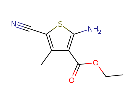 ethyl 2-amino-5-cyano-4-methylthiophene-3-carboxylate