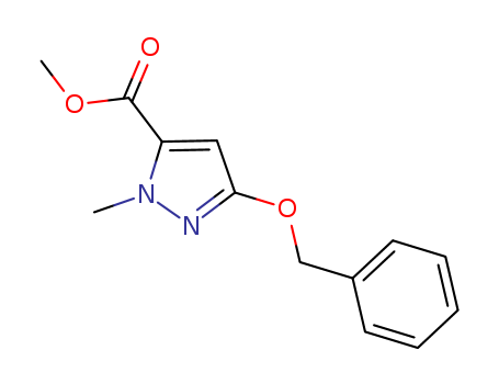 1H-Pyrazole-5-carboxylic acid, 1-methyl-3-(phenylmethoxy)-, methyl
ester