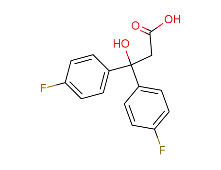 3,3-bis-(4-fluoro-phenyl)-3-hydroxy-propionic acid