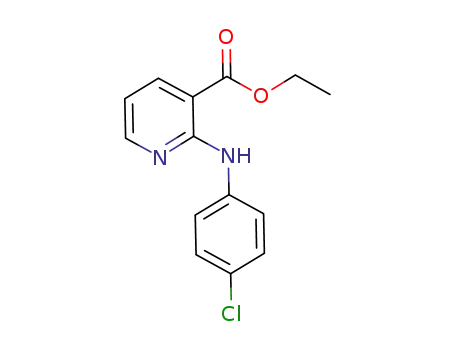 3-Pyridinecarboxylic acid, 2-[(4-chlorophenyl)amino]-, ethyl ester