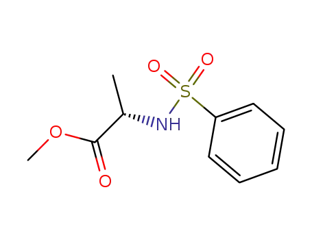 L-Alanine, N-(phenylsulfonyl)-, methyl ester