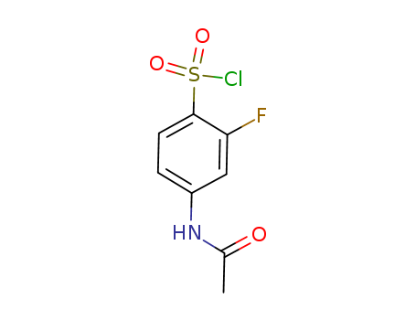 Benzenesulfonyl chloride, 4-(acetylamino)-2-fluoro-