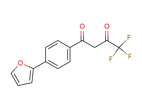 4,4,4-trifluoro-1-[4-(furan-2-yl)phenyl]butane-1,3-dione