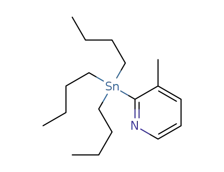 Molecular Structure of 259807-97-1 (3-METHYL-2-(TRIBUTYLSTANNYL)PYRIDINE)