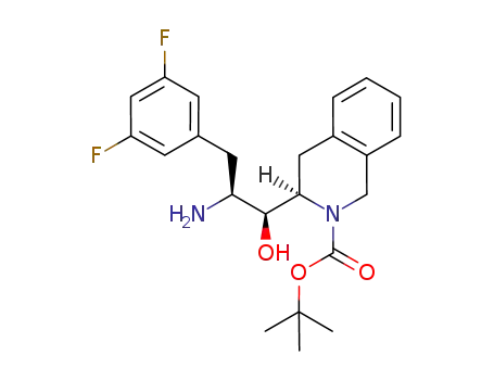 2(1H)-Isoquinolinecarboxylic acid,
3-[(1S,2S)-2-amino-3-(3,5-difluorophenyl)-1-hydroxypropyl]-3,4-dihydro-
, 1,1-dimethylethyl ester, (3R)-