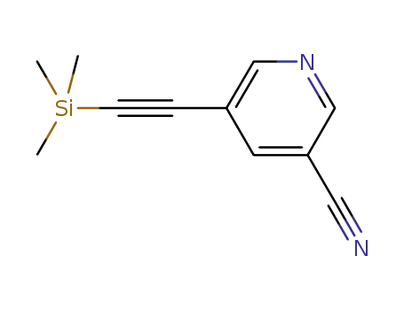 5-((trimethylsilyl)ethynyl)nicotinonitrile