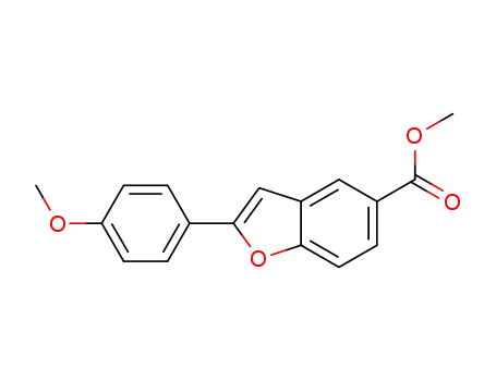 2-(4-Methoxy-phenyl)-benzofuran-5-carboxylic acid methyl ester