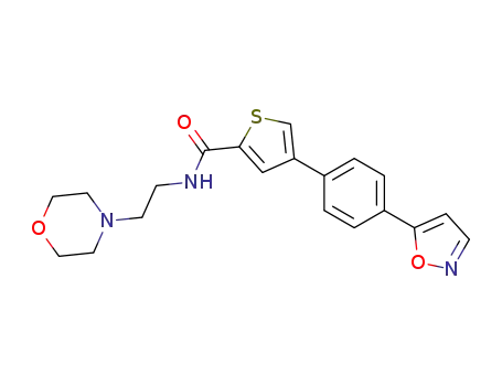 2-Thiophenecarboxamide,
4-[4-(5-isoxazolyl)phenyl]-N-[2-(4-morpholinyl)ethyl]-