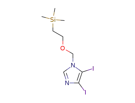 4,5-디요오도-1-(2-트리메틸실라닐-에톡시메틸)-1H-이미다졸