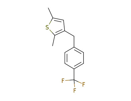 Thiophene, 2,5-diMethyl-3-[[4-(trifluoroMethyl)phenyl]Methyl]-
