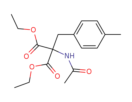 diethyl (acetylamino)(4-methylbenzyl)propanedioate