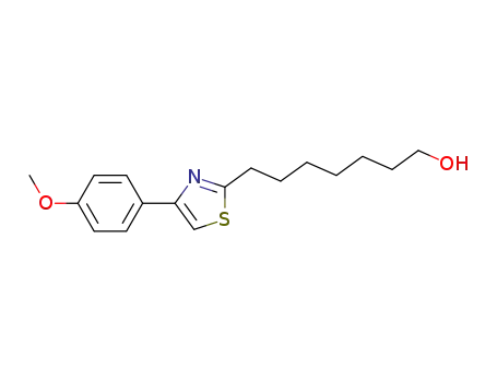 2-Thiazoleheptanol, 4-(4-methoxyphenyl)-