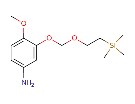 4-methoxy-3-{[2-(trimethylsilyl)ethoxy]methoxy}phenylamine