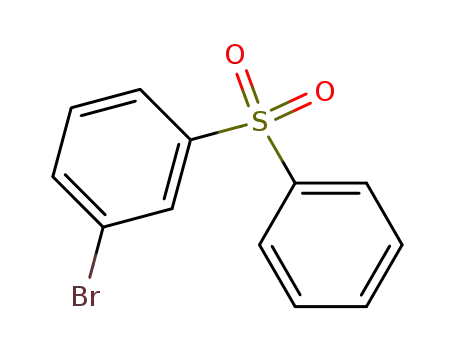 Molecular Structure of 114660-03-6 (Benzene, 1-bromo-3-(phenylsulfonyl)-)