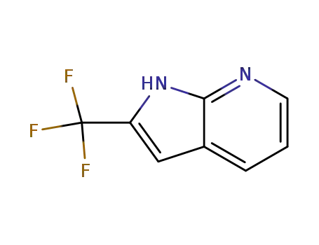 Molecular Structure of 918514-78-0 (2-(trifluoromethyl)-1H-pyrrolo[2,3-b]pyridine)