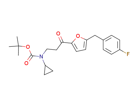cyclopropyl{3-[5-(4-fluorobenzyl)furan-2-yl]-3-oxopropyl}carbamic acid tert-butyl ester