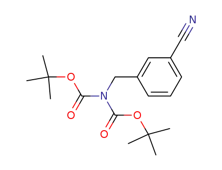 2-[(3-cyanophenyl)methyl]imidodicarbonic acid 1,3-bis(1,1-dimethylethyl) ester