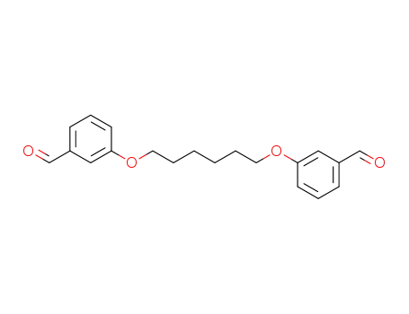 Molecular Structure of 112116-24-2 (3,3’-(1,6-Hexanediyldioxy)bisbenzaldehyde)